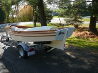 Crab Skiff on the trailer