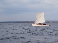 sailing Chesapeake Crab Skiff