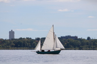 Yawl sailboat